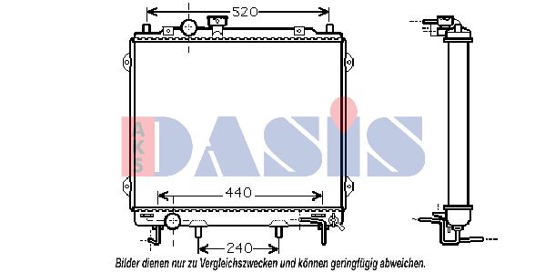 AKS DASIS Radiators, Motora dzesēšanas sistēma 510039N